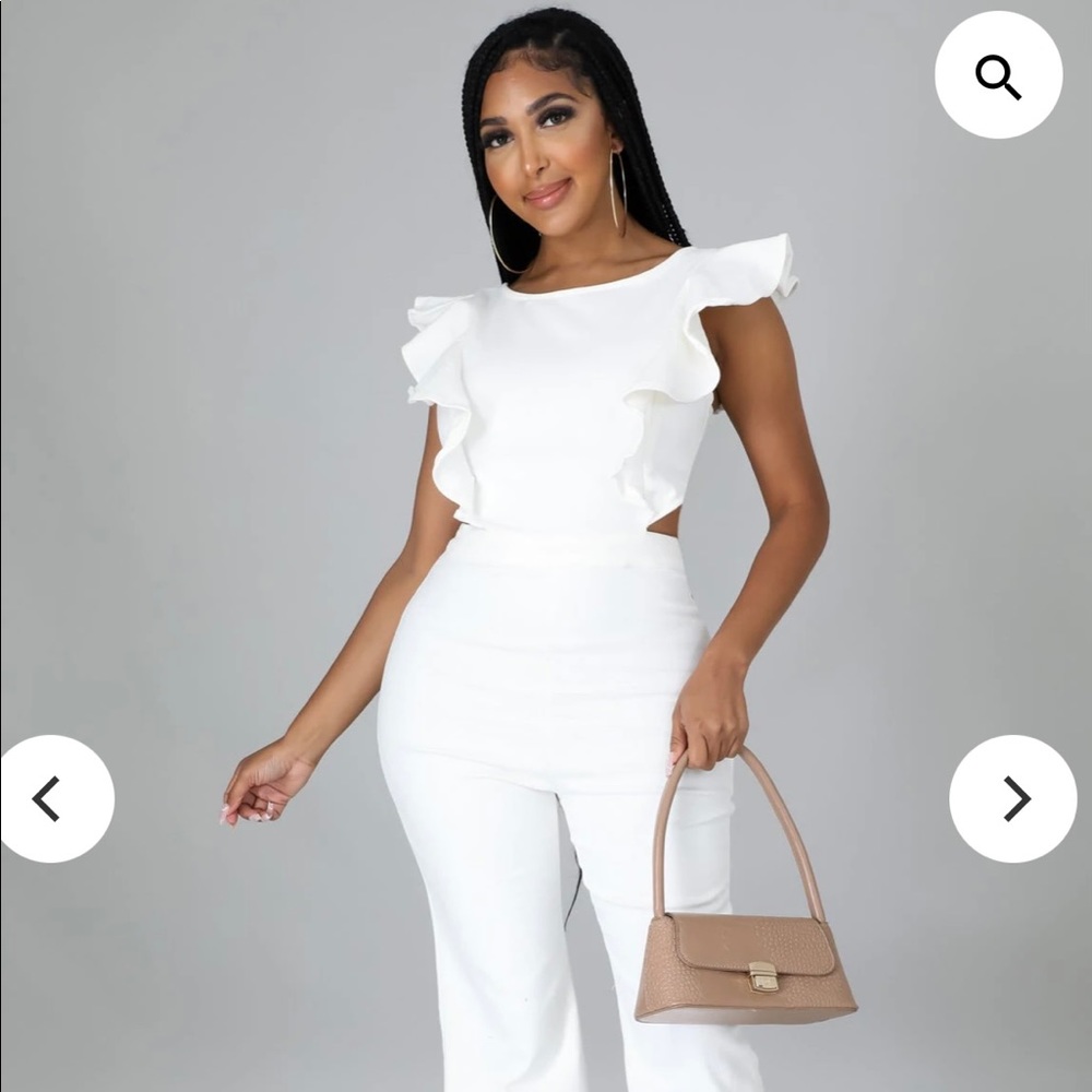 Brand new white jumpsuit